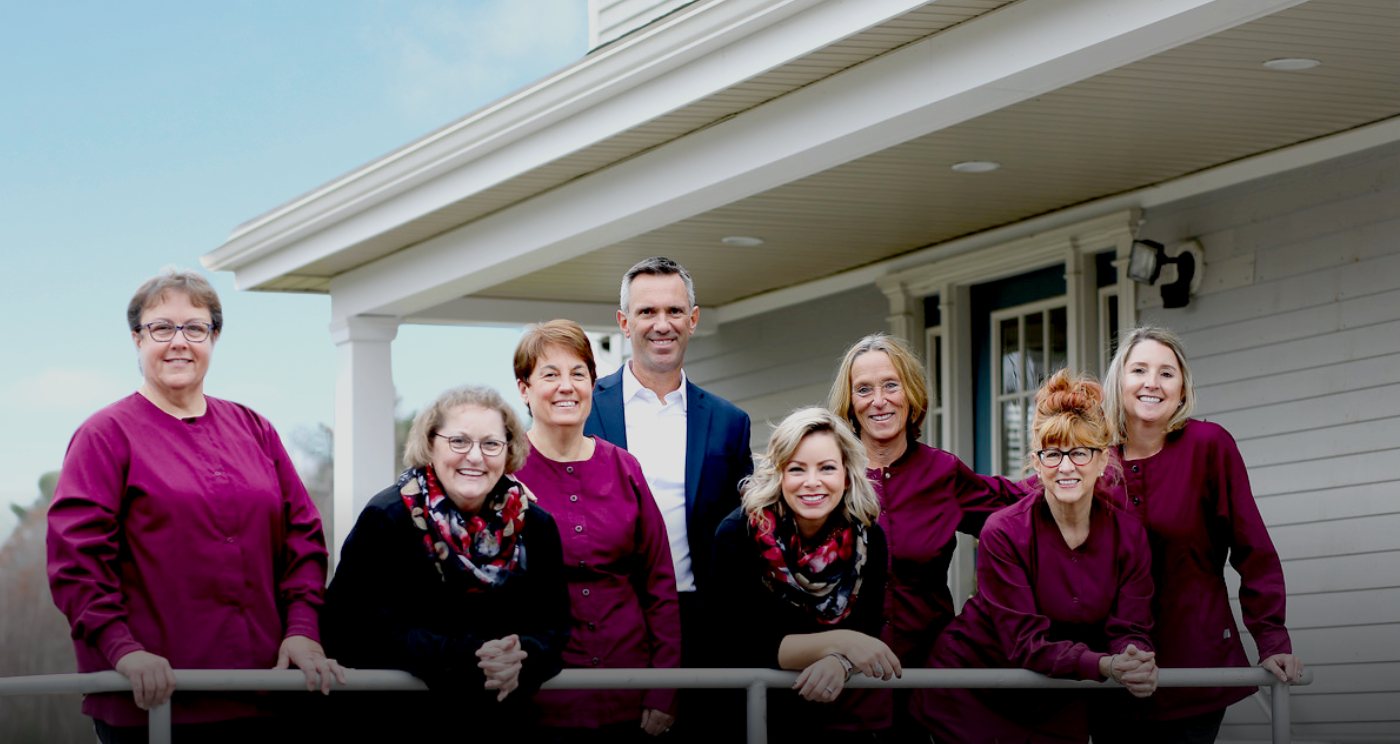 The dental team from J. Peter St. Clair, DMD, PC in Rowley, MA