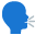 Emoji - speaking person